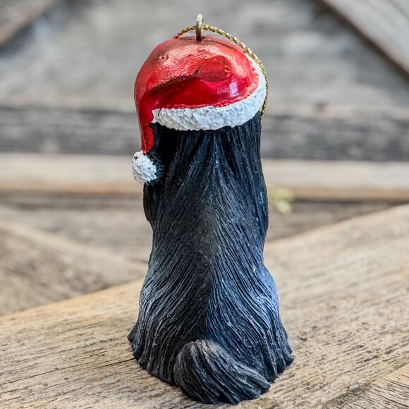 Vintage Kurt Adler Shih Tzu Dog in Santa Hat Christmas Tree Ornament, 3”H - Picture 6 of 9